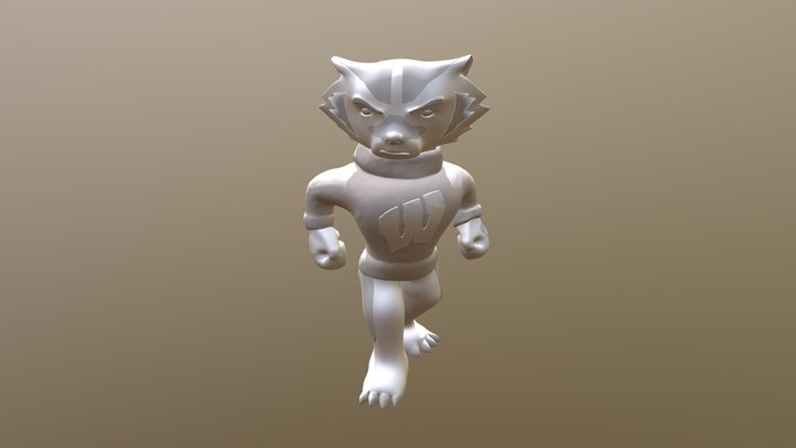 Simple Sweater Bucky 3D Model