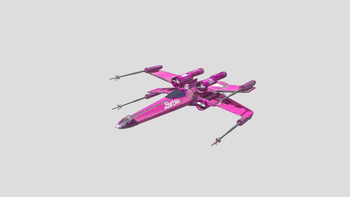 Barbie XWING 3D Model