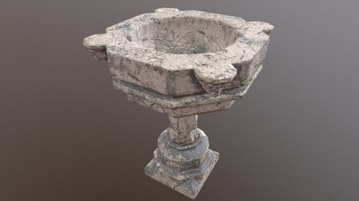 Baptismal_font 3D Model