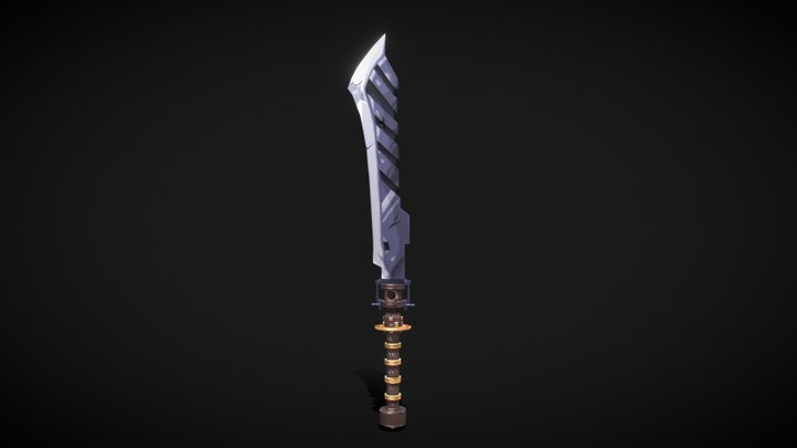 Apocalypse Scrap Sword 3D Model