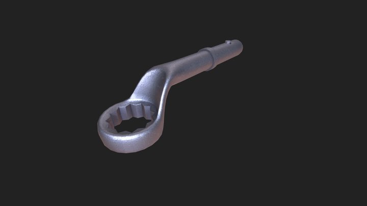 Offset Ring Wrench 3D Model 3D Model