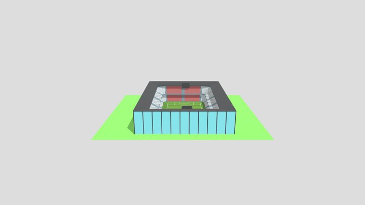 Fußball Stadion 3D Model