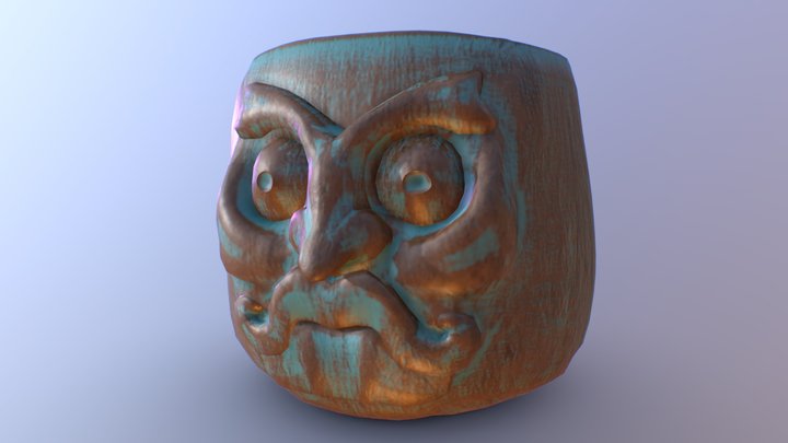 Old Man Cup 3D Model