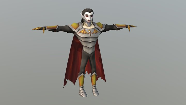 Digital Creatures Assessment 1 - Dracula 3D Model