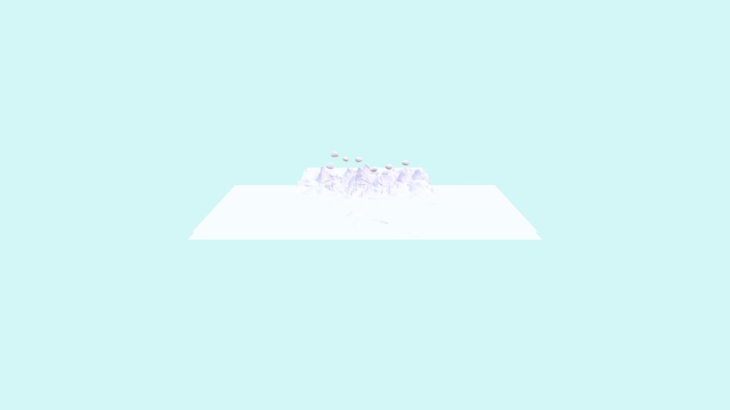 Snowy Mountain (Low Poly)