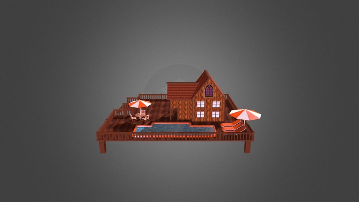 house (lowpoly) 3D Model