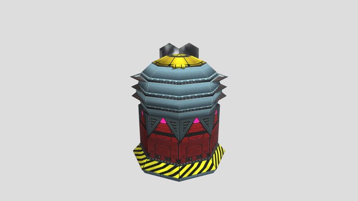 Egg Carrier Cannon 3D Model