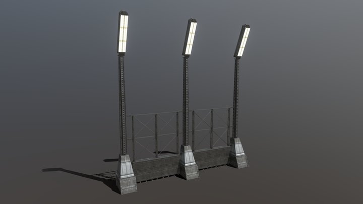 MechAssault Flood Light - Fanart 3D Model