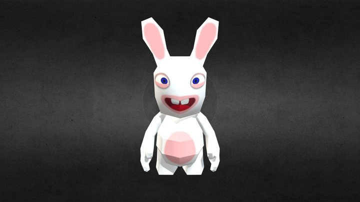 瘋狂兔子 3D Model
