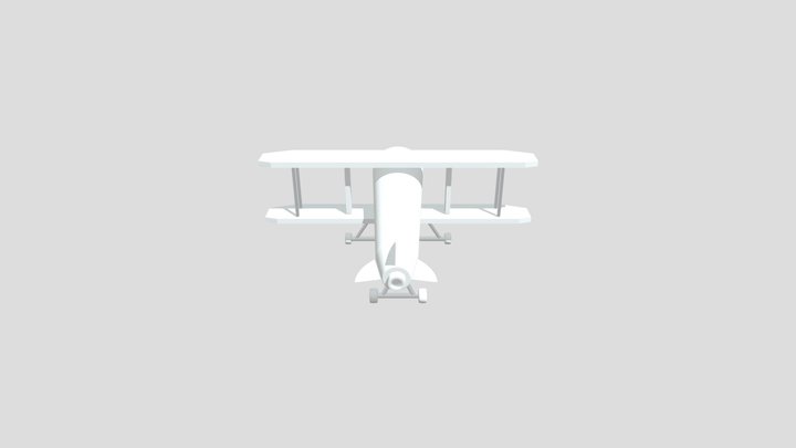a small plane 3D Model