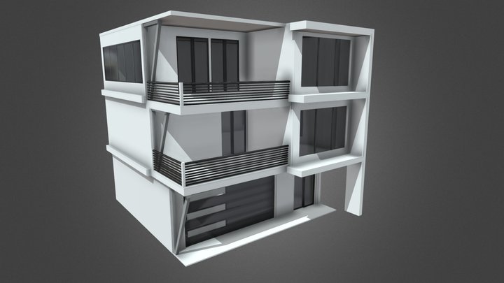 Modern House 3D Model