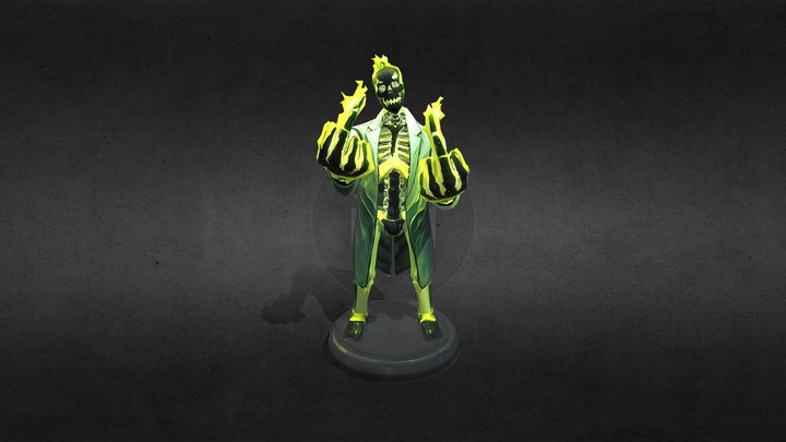 Neon Skeleton Ascendant