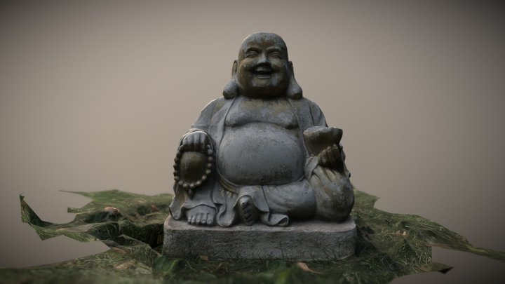 Plastic Buddha 3D Model