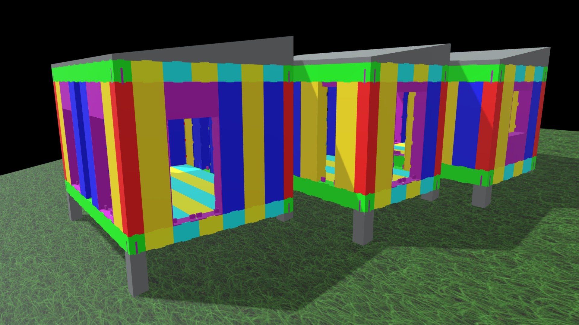 House visualisation 10 (blocks) - Roof-2