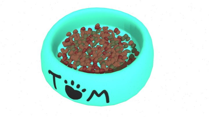 Pet's Bowl 3D Model