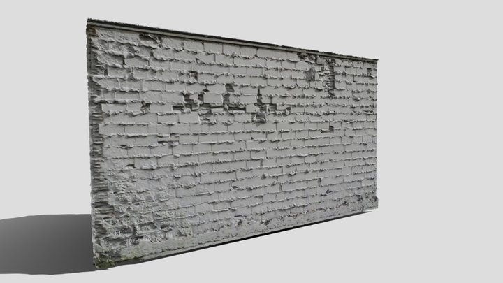 Brick wall _ Decimated+Normals+Oclusion – Modello 3D gratuito STL