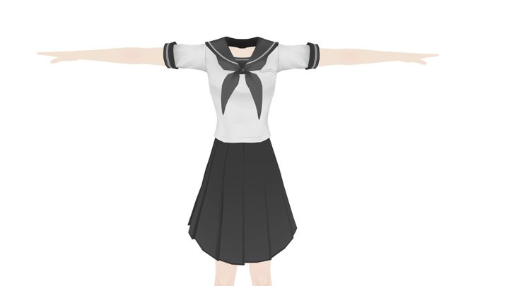 summerskirt by silly 3D Model