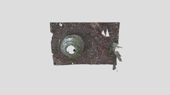 Stone Urn 2 3D Model