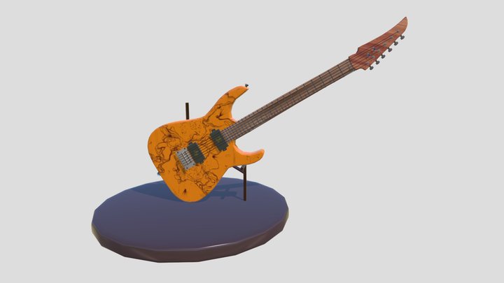 Fender Stratocaster Guitar | 3D Guitar Model 3D Model