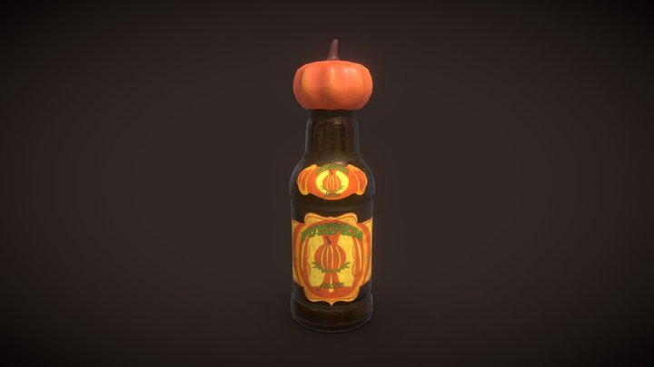 Pumpkin Juice - Harry Potter prop 3D Model