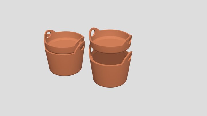 chicken under water 3D Model