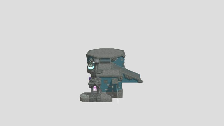Pvz Gw2 Wall Right  Replica 3D Model