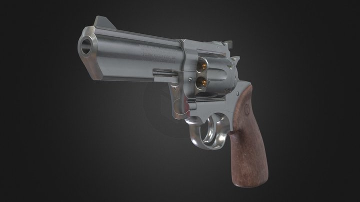 Ruger GP100 3D Model