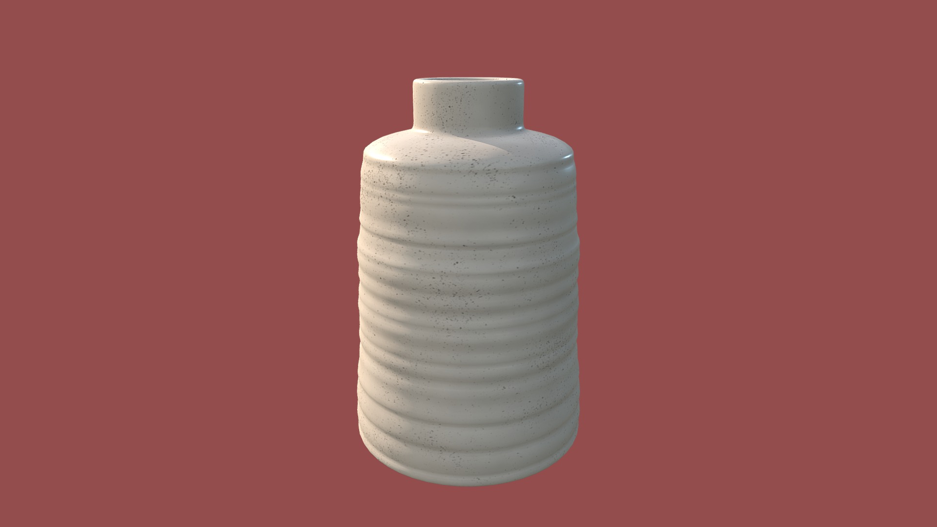 3D model Vase Tara - This is a 3D model of the Vase Tara. The 3D model is about a white bottle with a red background.