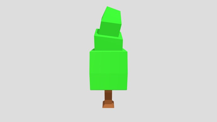 tree low poly – Modelo 3D gratuito STL
