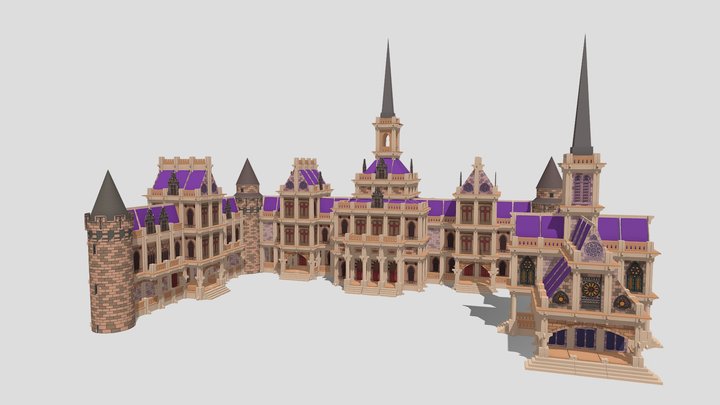 L'Edifice: Tour Rondes 23: townhall (1931) 3D Model