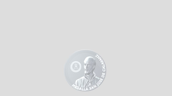 Medalla Calasanz 3D Model