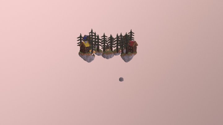 Forest BedWars 3D Model