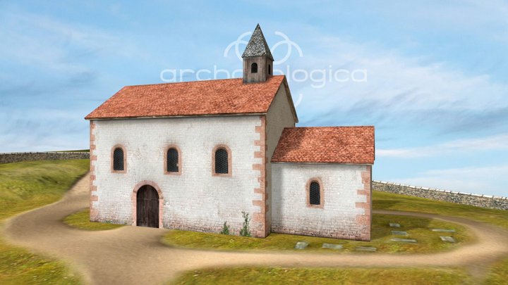 Kirche St. Vitus - Romanische Bauphase 1 3D Model