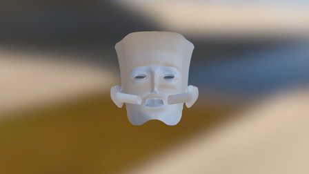 A Really Bad Face 3D Model