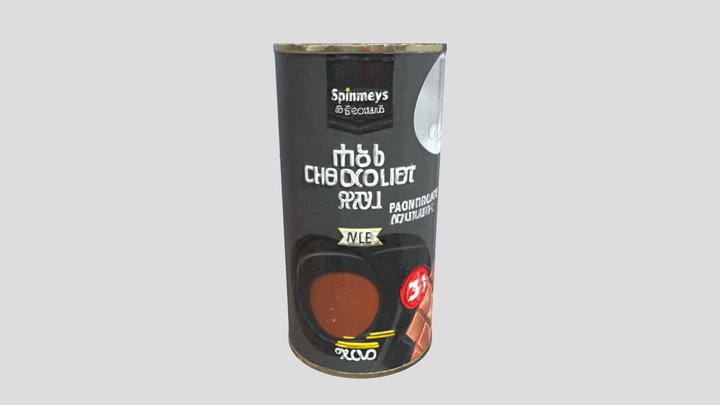Hot Chocolate Can 3D Model