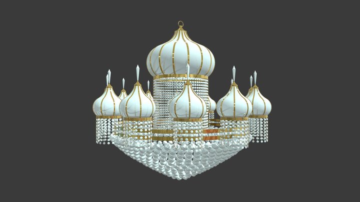 Tasarım Avize 120 Çap 3D Model