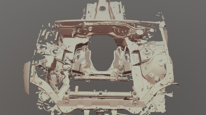 2000 Miata front and trans tunnel trimmed 3D Model