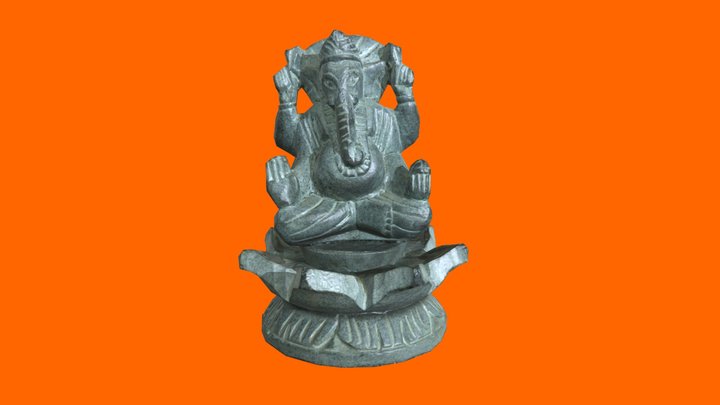 Ganesha Statue 3D Model