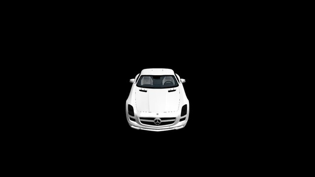 Mercedes Benz SLSAMG 3D Model