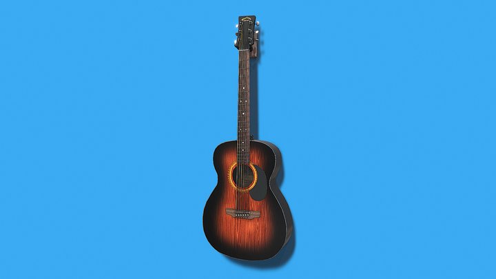 Classic Guitar 3D Model – Modelo 3D gratuito STL