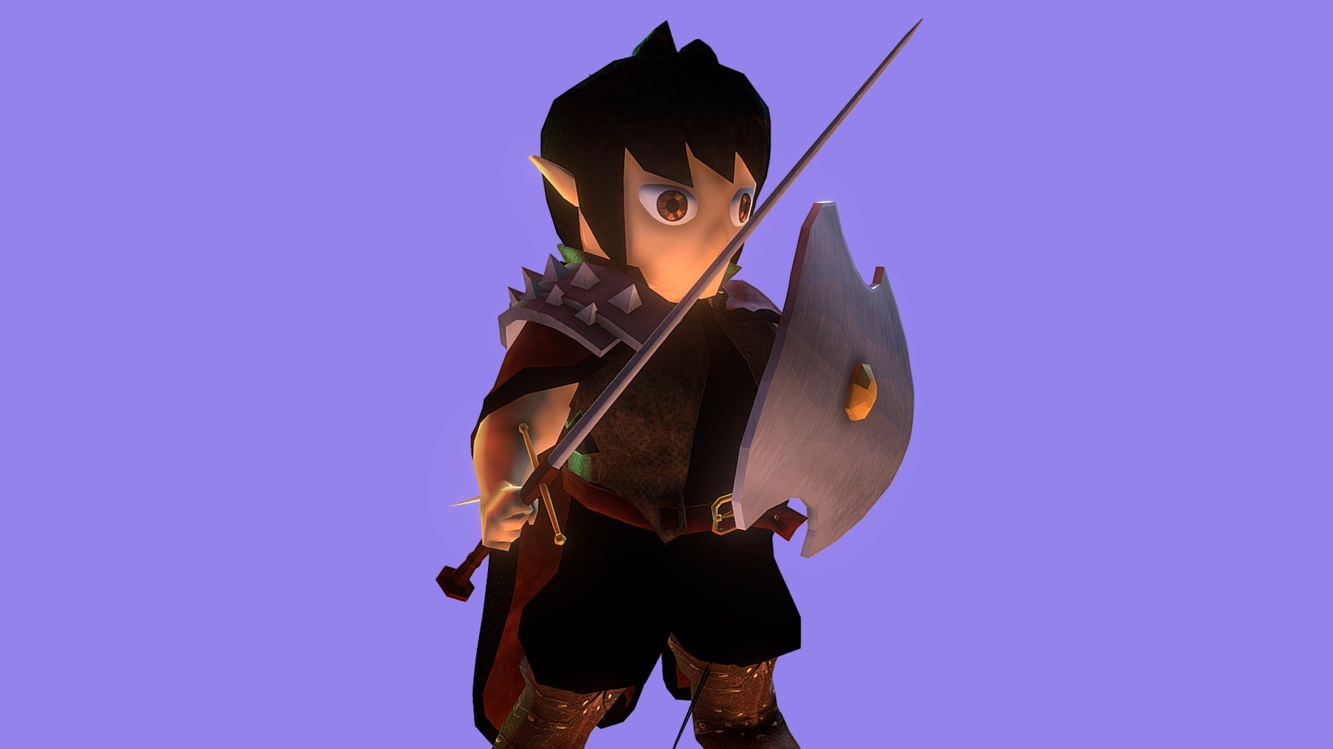 Elf-Warrior-With-Cape