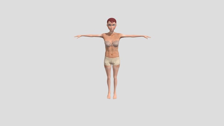 Laughing 3D Model