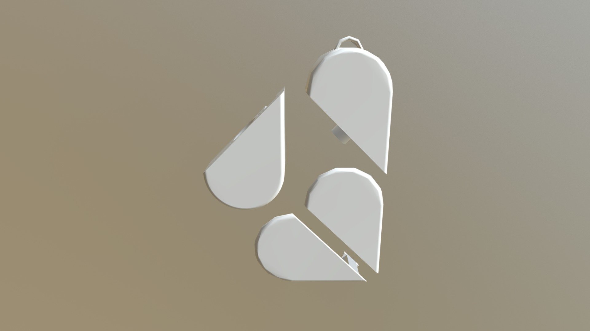 Split Locket - 3D model by sterlingbadner73 [f124ac0] - Sketchfab