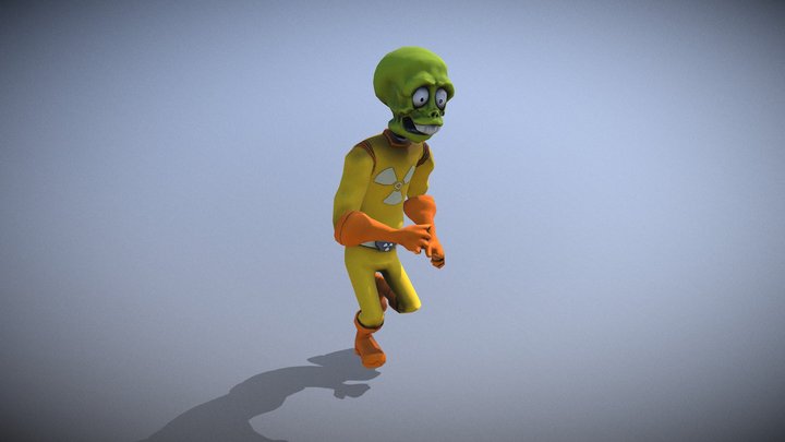 Nuclear Zombie 3D Model