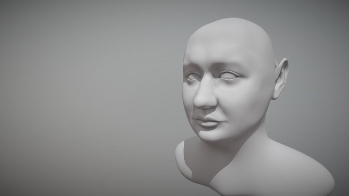 HUMAN HEAD 3D Model