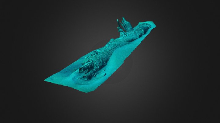 U-85 German Type VIIB U-Boat 3D Model
