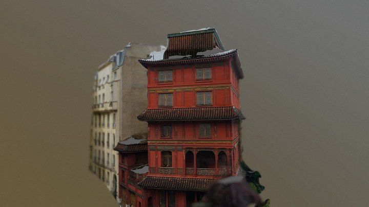 Pagoda Paris – Modelo 3D gratuito STL