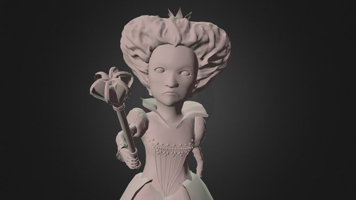 The Red Queen 3D Model