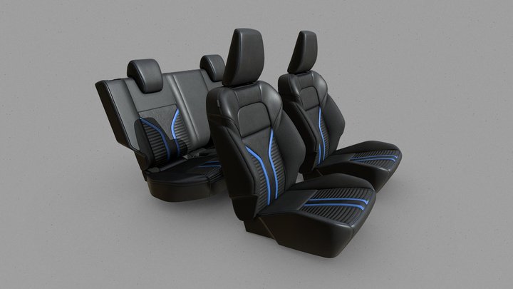 Peuget Seats 3D Model