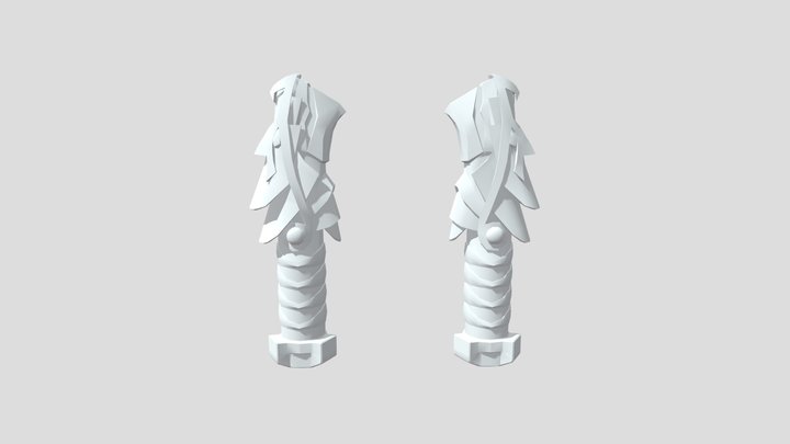 ninjago nunchuks 3D Model